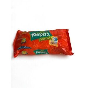 Vintage Pampers Comfort Diapers from Philippines South East Asia 4pk Sealed RARE